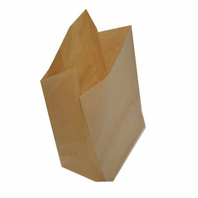 Custom Food grade paper pouch, fast food packaging kraft paper bag