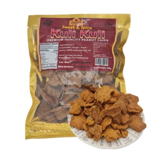 kulikuli - Fresh Nigerian Crunchy Spicy Tasty Kuli Kuli (Peanut Cookie Snack) 400g