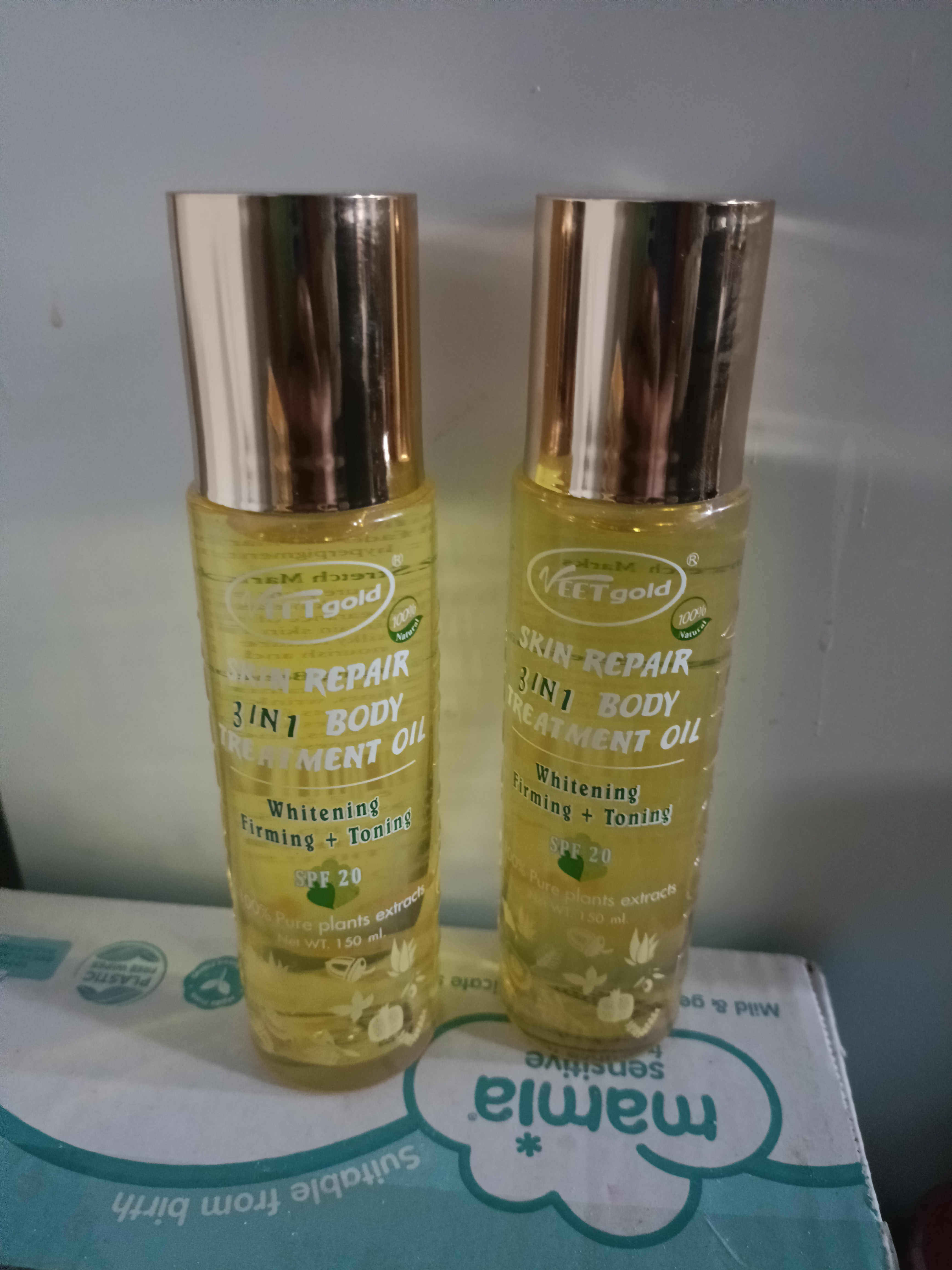 Veet gold skin repair oil