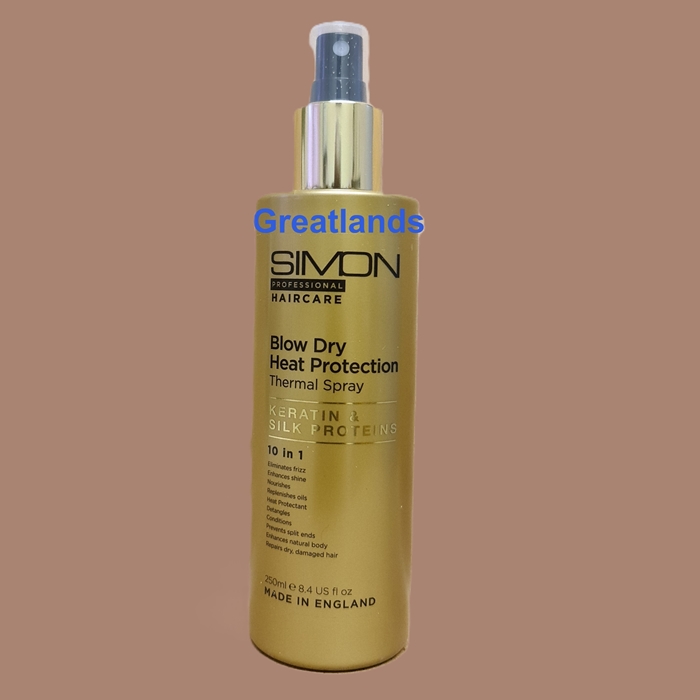 Simon Professional Haircare Blow Dry Heat Protection Thermal Spray - 250ml
