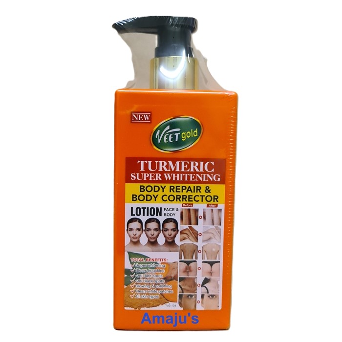 Veet Gold Turmeric Super Whitening Body Repair & Body Corrector Lotion 500ml